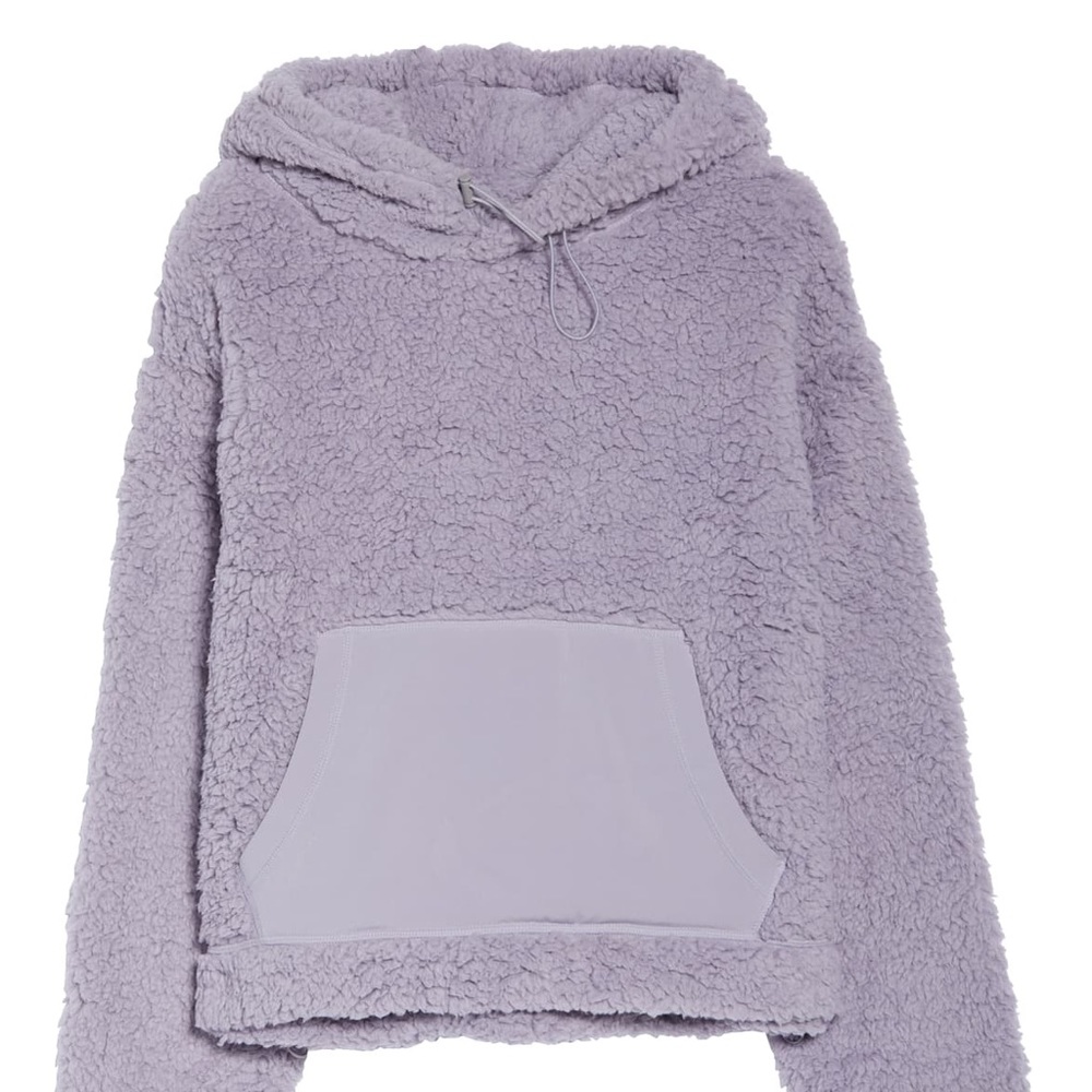 NWT! Zella Cassie faux shearling hoodie - Picture 2 of 9